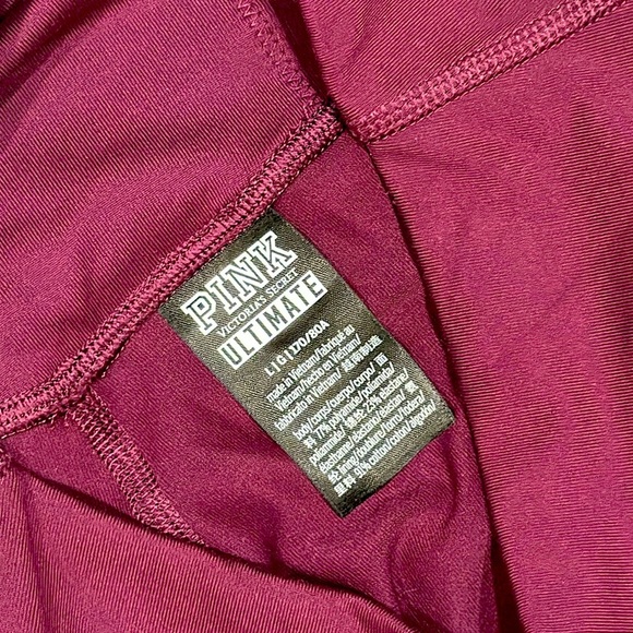 PINK VICTORIA’S SECRET ULTIMATE RUCHED LEGGINGS - Picture 8 of 8